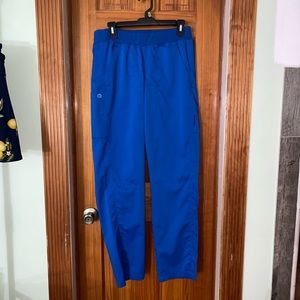 Wonderwink scrub pants. Royal blue size L